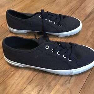 Navy sneakers